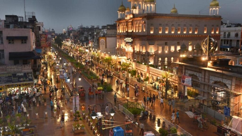 Chandni Chowk at night