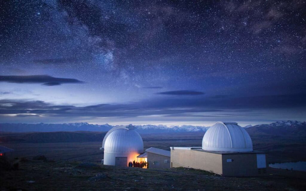 Aoraki Mackenzie Dark Sky Reserve, New Zealand clear night sky