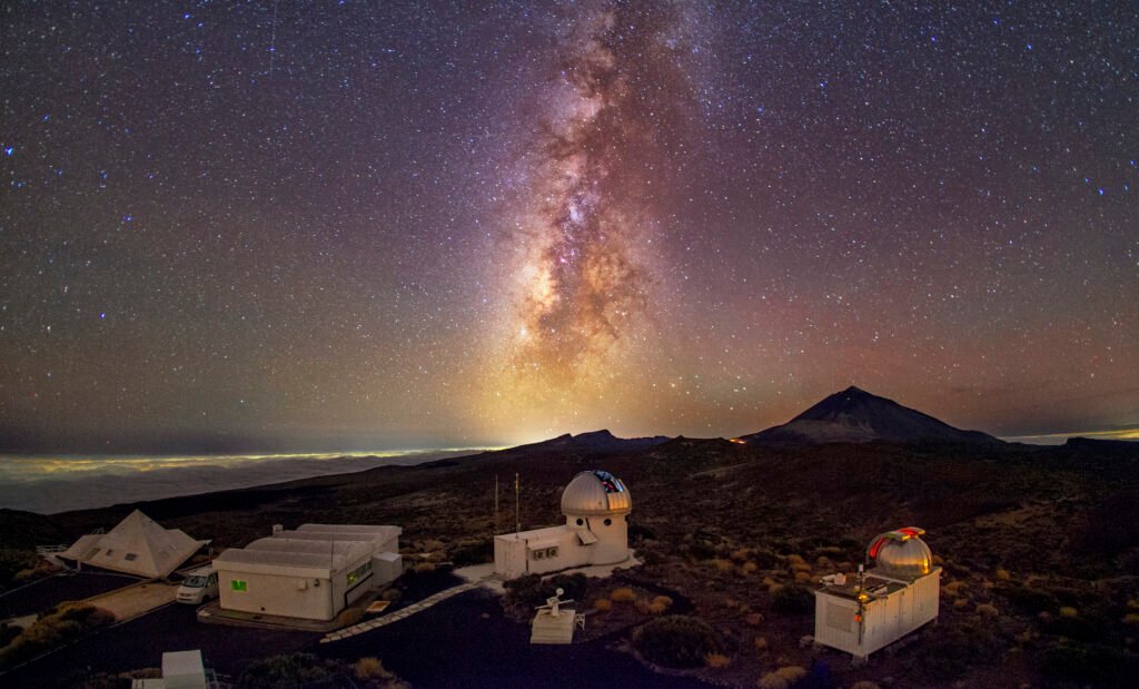 Tenerife, Canary Islands, Spain clear night sky