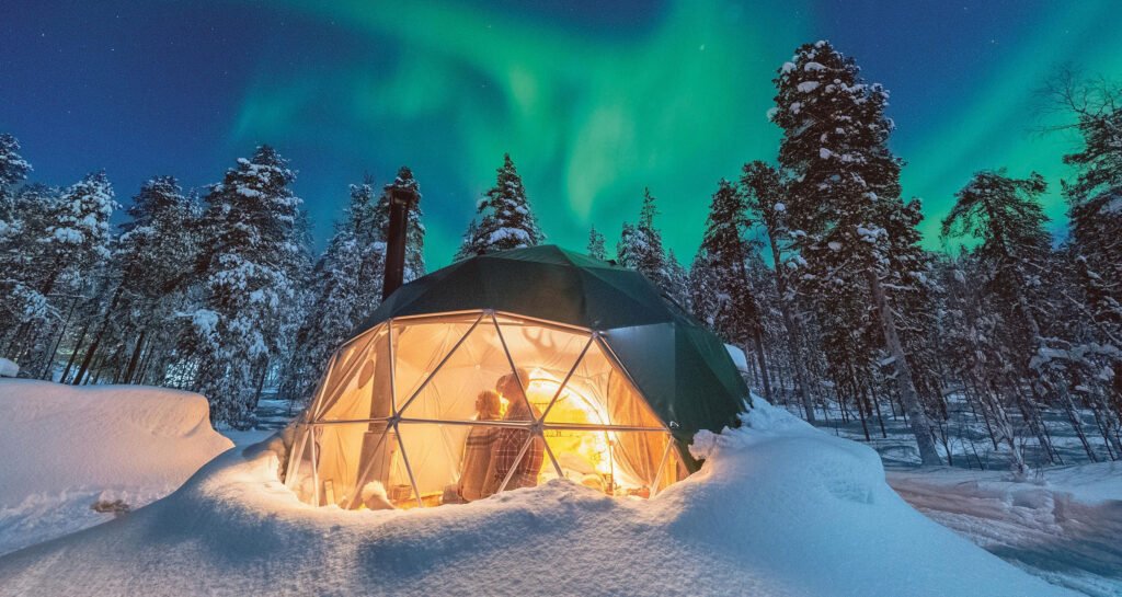 Northern lights In Finland